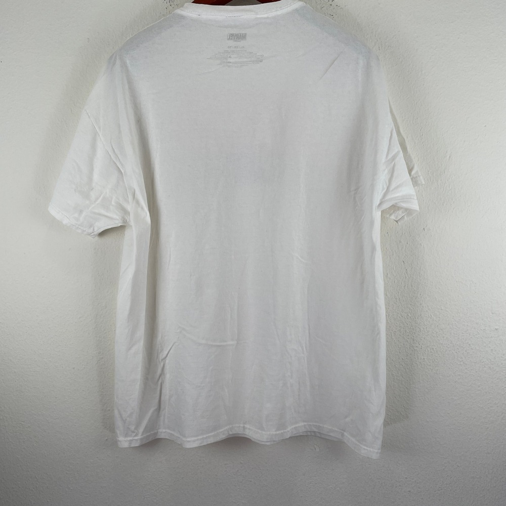 Marvel Grandma Graphic T-Shirt White Cotton Short Sleeve Crew Neck XL - Picture 2 of 7